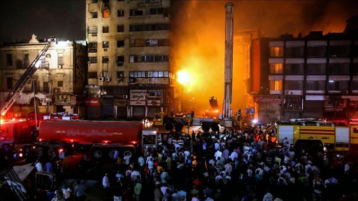  Egypte : Vingt blessés dans un incendie au centre du Caire